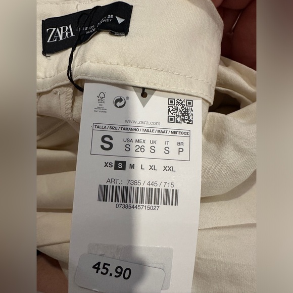 Zara Full Length Wide Leg Trousers NWT - Picture 5 of 6